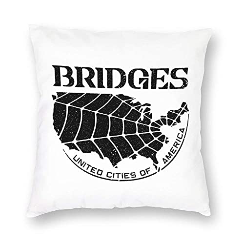 Death Stranding - Bridges (Logo) [Black] Delantal Fundas de almohada, fundas de almohada de suelo, fundas de almohada, cojines de sofá, fundas de cojín, fundas de respaldo, interiores de cojines de co