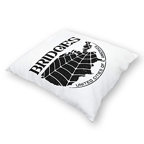 Death Stranding - Bridges (Logo) [Black] Delantal Fundas de almohada, fundas de almohada de suelo, fundas de almohada, cojines de sofá, fundas de cojín, fundas de respaldo, interiores de cojines de co