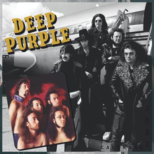 Deep Purple 2022 Calendar: 8.5×8.5 Inch Monthly Calendar With Grid Space For Planning And Scheduling For Rock Music Admirers And Lovers