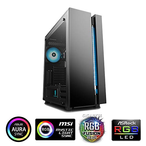 DEEPCOOL Ark 90MC RGB - Caja de Juego de Cristal Templado