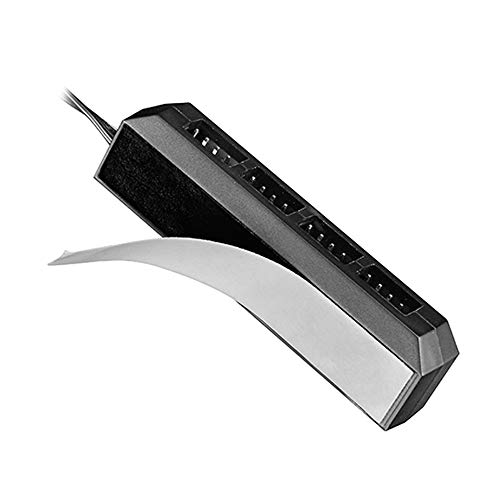 DEEPCOOL FH-4 Integrado Ventilador Hub, PWM Función, Soporta hasta 4 Ventiladores, Compatible con los de 3/4 pin