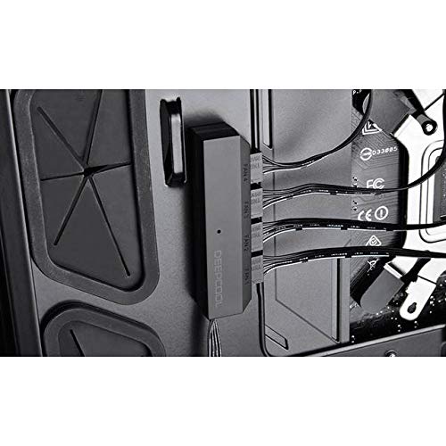 DEEPCOOL FH-4 Integrado Ventilador Hub, PWM Función, Soporta hasta 4 Ventiladores, Compatible con los de 3/4 pin