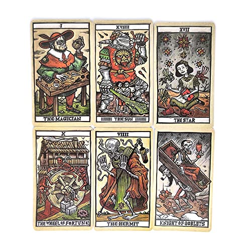 Del toro tarot tarjeta familia vacaciones fiesta naipes cubierta tarot juego cartas de adivinación oculta juegos de libros para principiantes