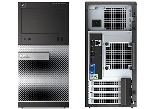 Dell 3020 Unidad Negro Central, Intel Core i5, 8 GB de RAM, 1 TB de Disco Duro, Intel HD Graphics 4600, Windows 8.1 Pro actualizable gratuitamente a Windows 10 (Importado)