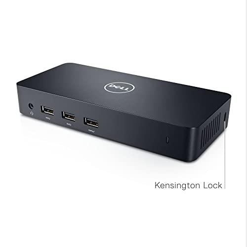 Dell 452-BBOT - Base de conexión (USB 3.0, USB A, USB B, 10, 100, 1000 Mbit/s, 1000BASE-T, 1000BASE-TX, 100BASE-T, 100BASE-TX, 10BASE-T), color negro