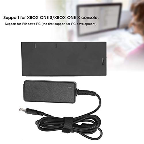 Demeras Adaptador Xbox Kinect para Xbox One S/Xbox One X Windows 8/8.1/10 Adaptador de CA de alimentación Kit de Desarrollo de PC(Enchufe de la UE)