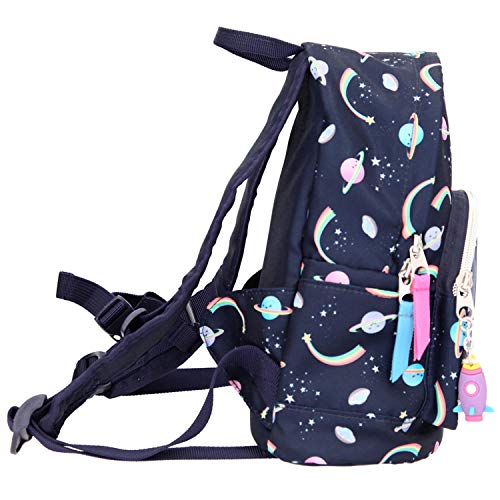 Depesche Ylvi & The Minimoomis Space 11169 - Mochila pequeña (27 x 21 x 3 cm, Correas Ajustables, Respaldo Acolchado, Espacioso Compartimento Principal, Ideal para la guardería)