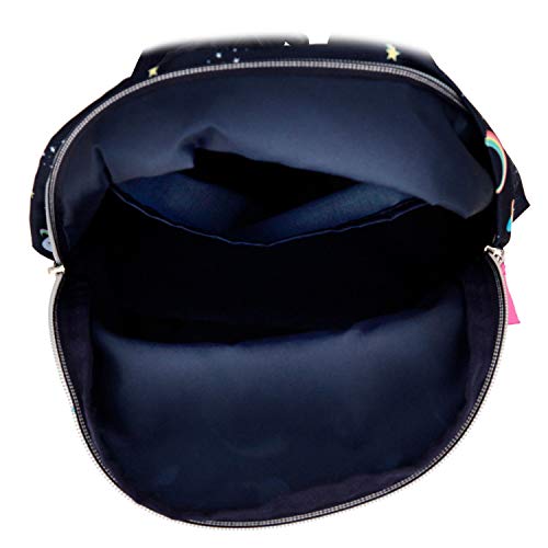 Depesche Ylvi & The Minimoomis Space 11169 - Mochila pequeña (27 x 21 x 3 cm, Correas Ajustables, Respaldo Acolchado, Espacioso Compartimento Principal, Ideal para la guardería)