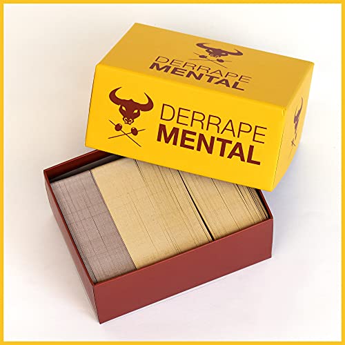 DERRAPE Mental - Juego de Mesa - Juego de Cartas para Fiestas y Risas con 400 Cartas para 3-10 Jugadores a Partir de 16 años