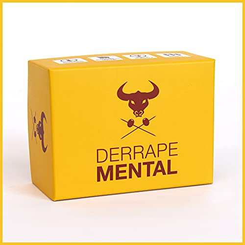 DERRAPE Mental - Juego de Mesa - Juego de Cartas para Fiestas y Risas con 400 Cartas para 3-10 Jugadores a Partir de 16 años