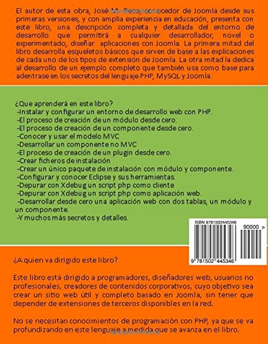 Desarrollar aplicaciones web con Joomla!: Creación de Módulos, Componentes y Plugins