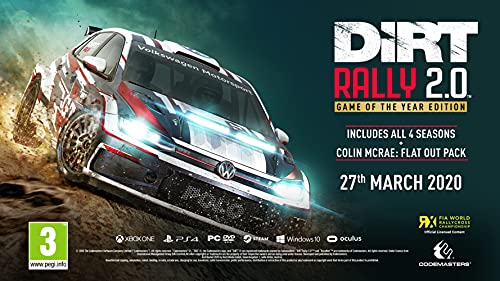 Desconocido Dirt Rally 2.0 Edición de Juego del Año, Incluyendo Colin McRae FLATOUTPack