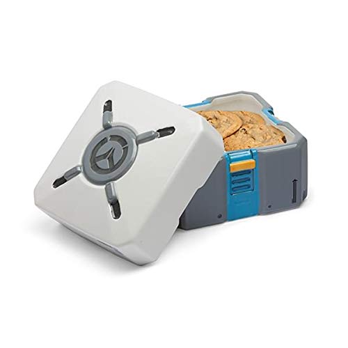 Desconocido Overwatch 5 1/2" x 6 3/4" Loot Box Ceramic Cookie Jar