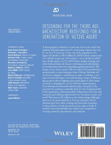 Designing for the Third Age: Architecture Redefined for a Generation of "Active Agers": 228 (Architectural Design)