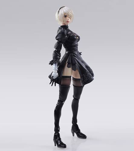 Desmontable Aldult 10-14CM NieR: Automata Miss 2B Mechanical Lifeform Intercambiable en caja Mano para hacer PVC Figuras de acción Colección Figurilla Modelo Juguete Anime Juego de dibujos animados Pe