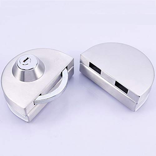 DESPLAZAMIENTO GIRO DE BLOQUEO DE LA PUERTA DE CRISTAL PARA LA PANTALLA DE LA TIENDA ARCHIVOS GABINETES TANQUE PARA MASCOTAS TERRARIETE DE TERRARO - C-201 Steel-single lock