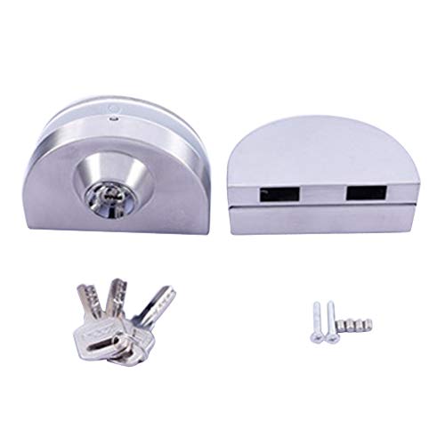 DESPLAZAMIENTO GIRO DE BLOQUEO DE LA PUERTA DE CRISTAL PARA LA PANTALLA DE LA TIENDA ARCHIVOS GABINETES TANQUE PARA MASCOTAS TERRARIETE DE TERRARO - C-201 Steel-single lock