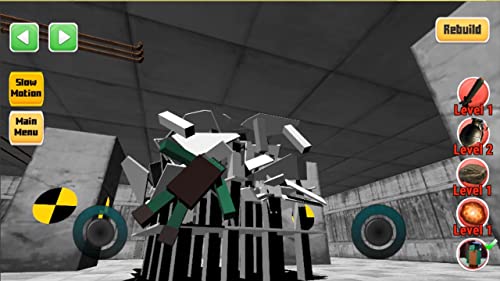 Destroy it all! Have fun with ragdolls! Ragdolls physics destruction game!