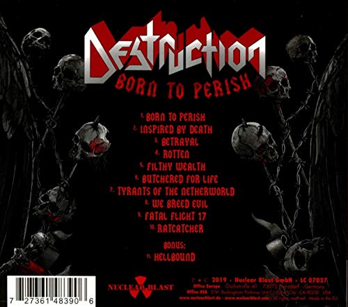 Destruction -Born To Perish (Digipack) (CD)