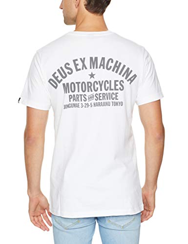 Deus Ex Machina Camiseta Tokyo Address Hombre Blanco S