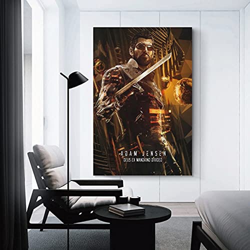 Deus Ex Mankind - Póster de lienzo dividido (50 x 75 cm)