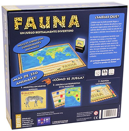 Devir- Fauna Juego de Mesa, Multicolor (223071)