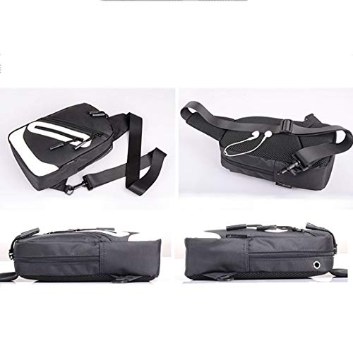 DFV mobile - Mochila Bolso Bandolera Nylon para Google Nexus 5 - Negra