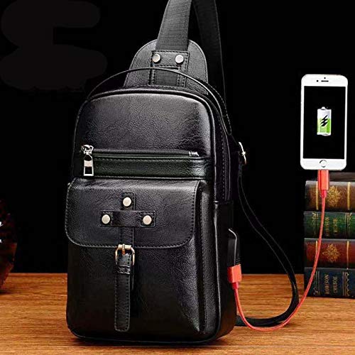 DFV mobile - Mochila Bolso Bandolera para Google Nexus 5 - Negra