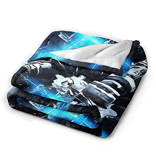 DGJL Dead Space Classic Character Illustration Logo Anime Cómodas Mantas de Micro Fleece Ultra Suave para Viajar Camping Casa Ropa de cama, Sala de estar, Mantas para todas las estaciones