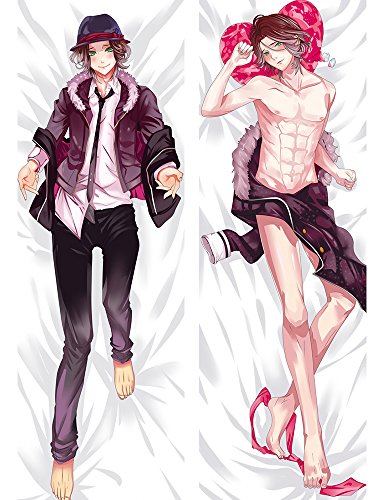 DIABOLIK LOVERS Animado Almohada Cubierta del Cuerpo de la Funda de Almohada Soft Lindas Fundas De ColchóN Cover De Sofa CojíN Dibujos Animados o Juegos Regalos para Anime Fans