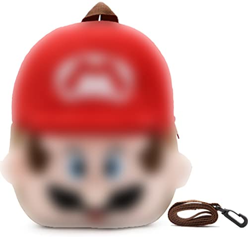 Dibujos Animados Mochila para niños,-YUESEN Mario Regalos para bebés Mochila para niños pequeños Mochila Super Mario School Bag Characters Mochila para niños