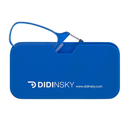 DIDINSKY Gafas de lectura sin patillas graduadas para hombre y mujer transparentes. Gafas de presbicia para hombre y mujer flexibles e irrompibles para vista cansada. Blue +2.0 – MOMA