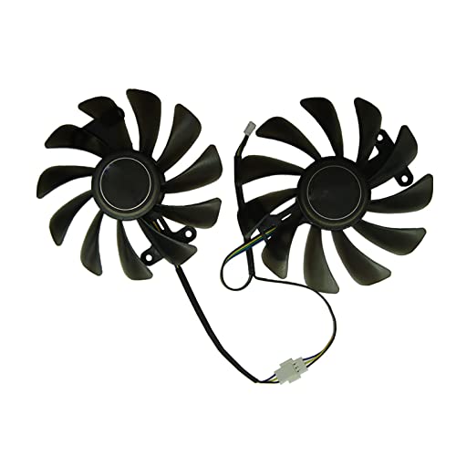 Diecast master Ventilador gráficos2 unids/Lote GTX1070 Gtx1070ti GTX1080 Ventilador, Fit for KFA2 Galaxy Geforce GTX 1070 1070Ti 1080 EXOC SNPR Tarjeta gráfica refrigeración reemplazar Ventilador