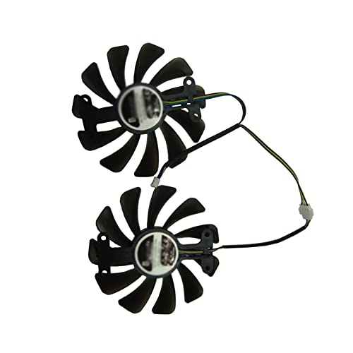 Diecast master Ventilador gráficos2 unids/Lote GTX1070 Gtx1070ti GTX1080 Ventilador, Fit for KFA2 Galaxy Geforce GTX 1070 1070Ti 1080 EXOC SNPR Tarjeta gráfica refrigeración reemplazar Ventilador