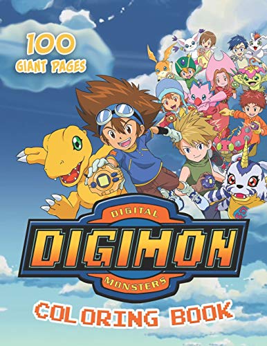 Digimon Monster Coloring Book: Great Gift for Kids with EXCLUSIVE ILLUSTRATIONS!