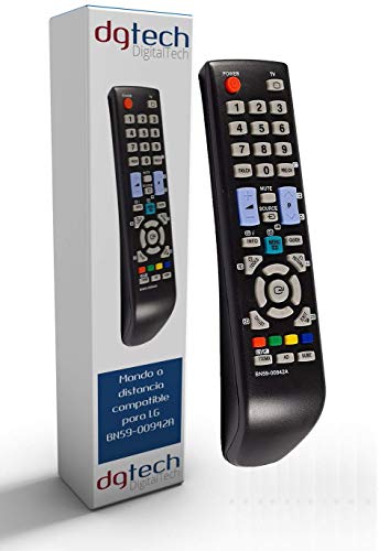 DigitalTech® - Mando de sustitución para televisores compatible Samsung BN59-00942A