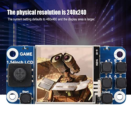 Dilwe Mini Game Console Pantalla Táctil LCD de 1.54 Pulgadas para Raspberry Pi, Proporciona Imágenes Y Controladores del Sistema Retropie Y Raspbian, Good Gifts For Kids To Adult.