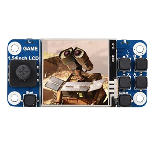 Dilwe Mini Game Console Pantalla Táctil LCD de 1.54 Pulgadas para Raspberry Pi, Proporciona Imágenes Y Controladores del Sistema Retropie Y Raspbian, Good Gifts For Kids To Adult.
