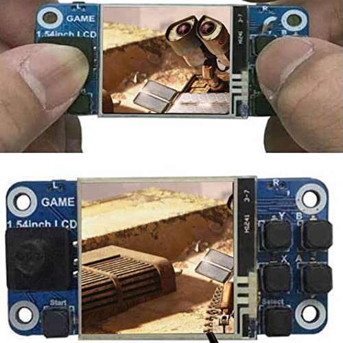 Dilwe Mini Game Console Pantalla Táctil LCD de 1.54 Pulgadas para Raspberry Pi, Proporciona Imágenes Y Controladores del Sistema Retropie Y Raspbian, Good Gifts For Kids To Adult.