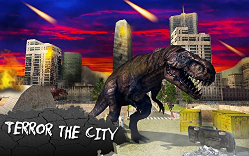Dino Simulator: Dino Rampage City - Open World Dinosaur Attack Action Game