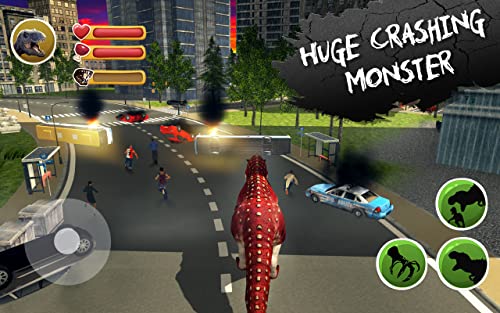 Dino Simulator: Dino Rampage City - Open World Dinosaur Attack Action Game