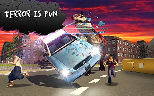 Dino Simulator: Dino Rampage City - Open World Dinosaur Attack Action Game