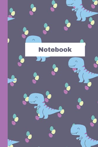 Dinosaur and dino eggs notebook: dinosaur lined notebook
