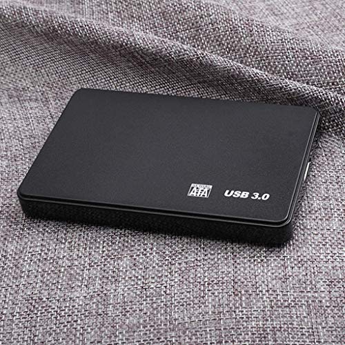 Disco Duro Externo portátil de 2TB - Actualización del Disco Duro Externo USB 3.0 HDD portátil Compatible para PC, Mac, Escritorio, computadora portátil (2TB, Black-A)