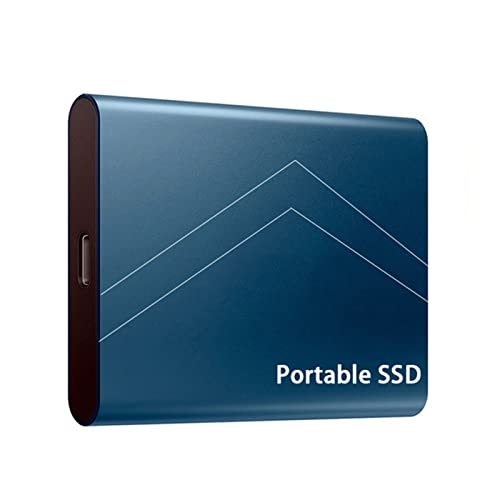 Disco Duro Externo Portátil SSD 1TB 2TB 4TB 6TB 8TB Tipo-C Disco Duro Externo USB 3.1 540M / S para Windows 10, 8, 7, Vista, XP/Mac OS 10.4, Linux, Android,Azul,8TB