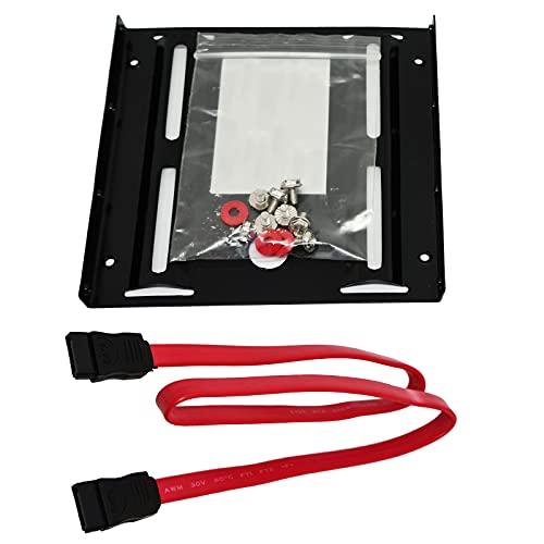 Disco duro SSD de 960 GB con marco de montaje (2,5" a 3,5") compatible con placa base Gigabyte GA-G31M-ES2L (rev. 1.x) – Incluye tornillos y cable SATA