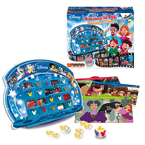 Diset - Disney Adivina la película - Juego de mesa familiar a partir de 4 años