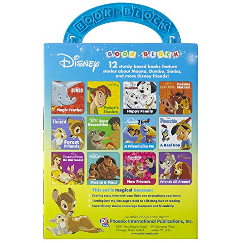 Disney - Best Friends My First Library Board Book Block 12-Book Set - PI Kids