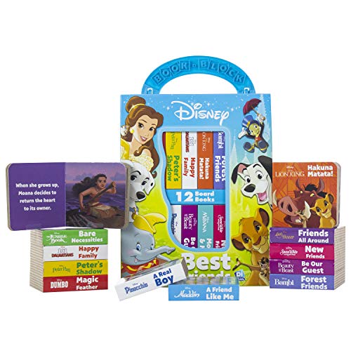 Disney - Best Friends My First Library Board Book Block 12-Book Set - PI Kids