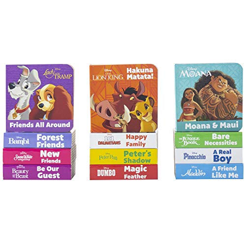 Disney - Best Friends My First Library Board Book Block 12-Book Set - PI Kids